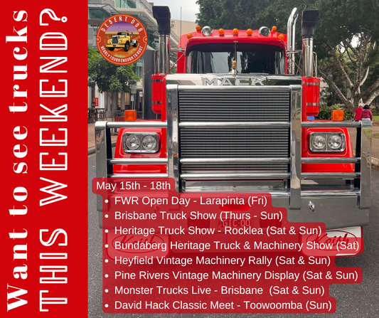 Truck Shows This Weekend - May 15th to 18th