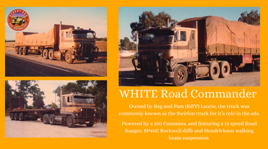 The Swirlon Truck - WHITE Road Commander