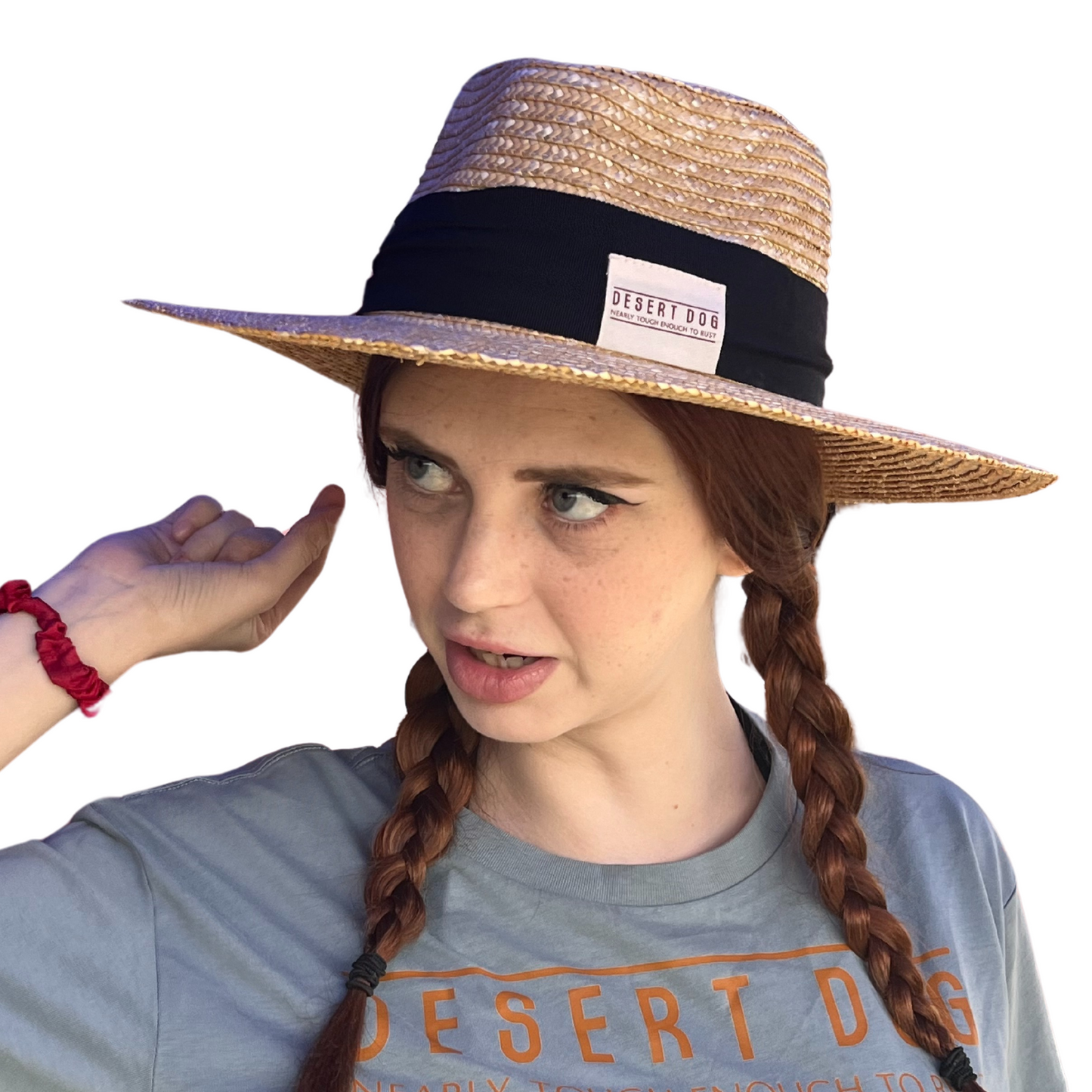 Ladies Straw Hat - panama style