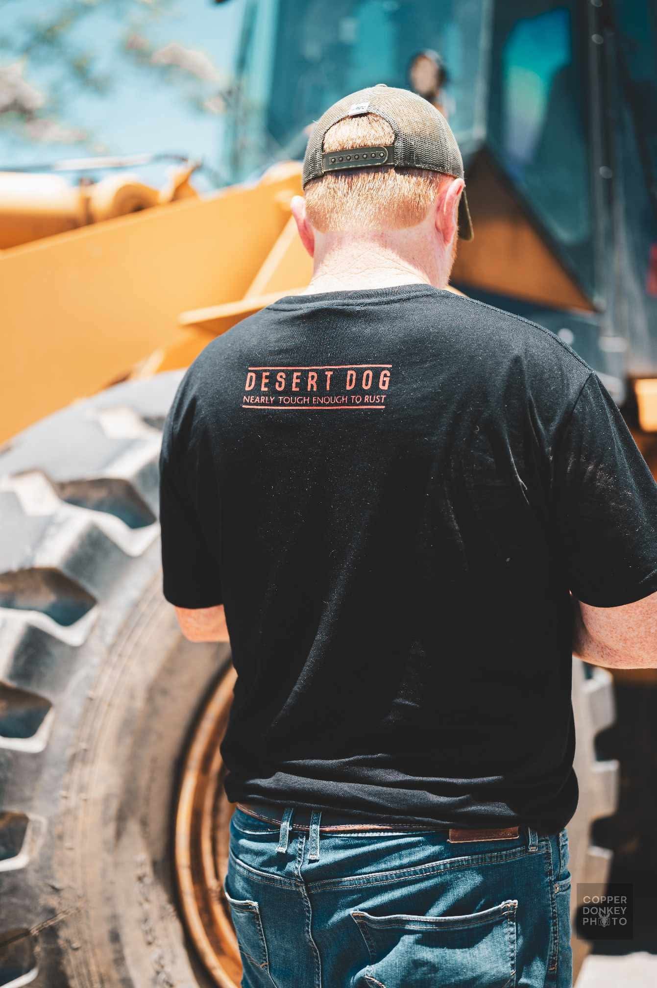 Men's Subtle Logo Tee - Midweight - Sized to 5XL