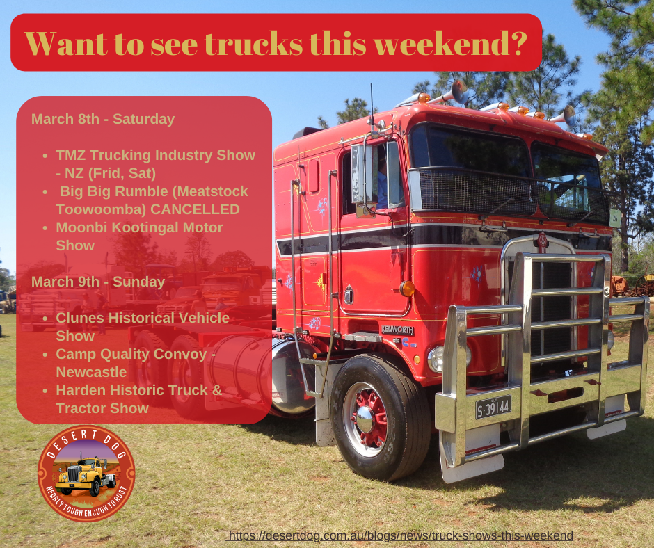 Truck Shows This Weekend - 8th & 9th March