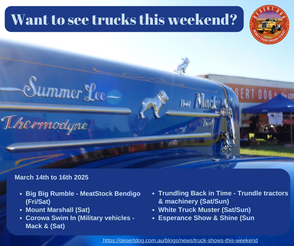 Truck Shows This Weekend - March 14th - 16th