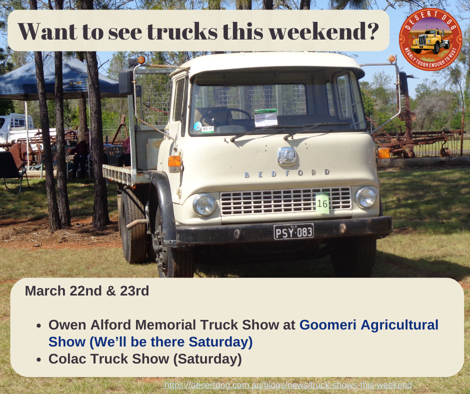 Truck Shows This Weekend - March 22nd & 23rd