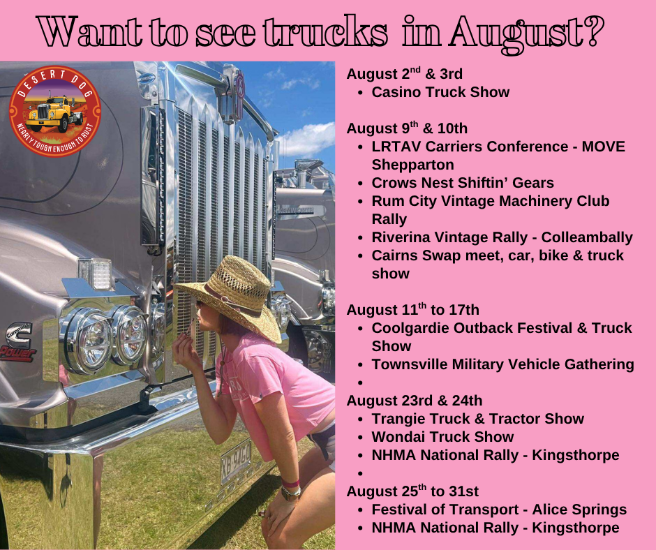 Truck Shows - August 2025