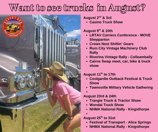 Truck Shows - August 2025