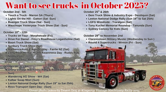 Truck Shows - October 2025
