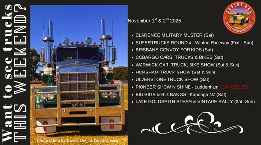Truck Shows This Weekend - November 1st & 2nd