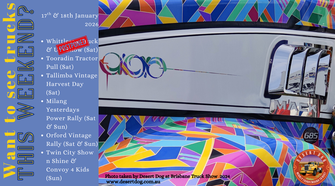 Truck Shows This Weekend - January 17th - 18th