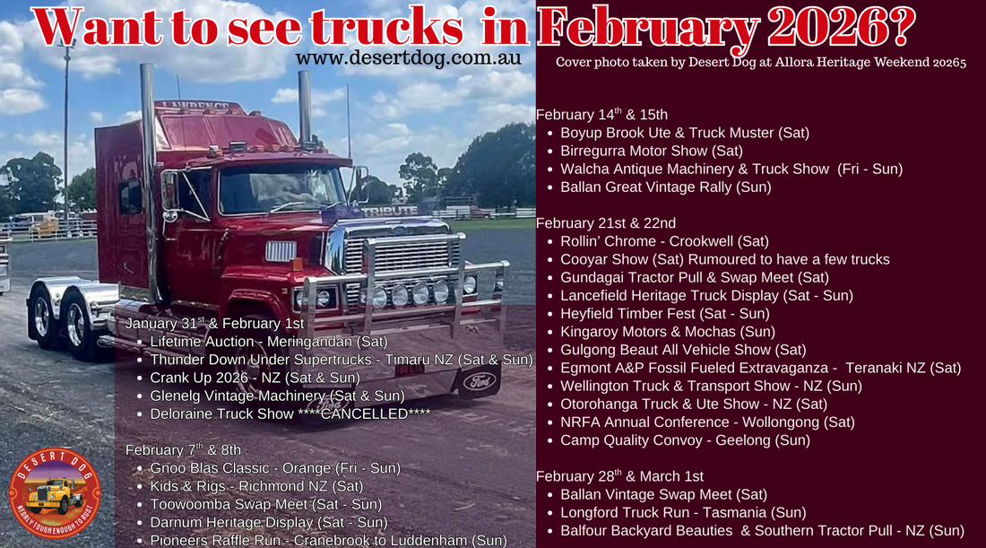 Truck Shows This Month - February 2026