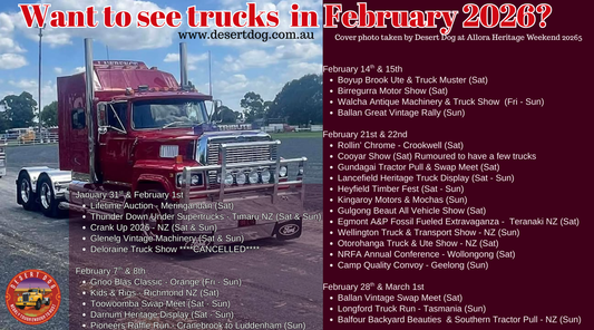 Truck Shows This Month - February 2026