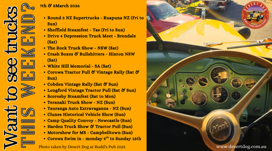Truck Shows This Weekend - March 7th - 8th 2026
