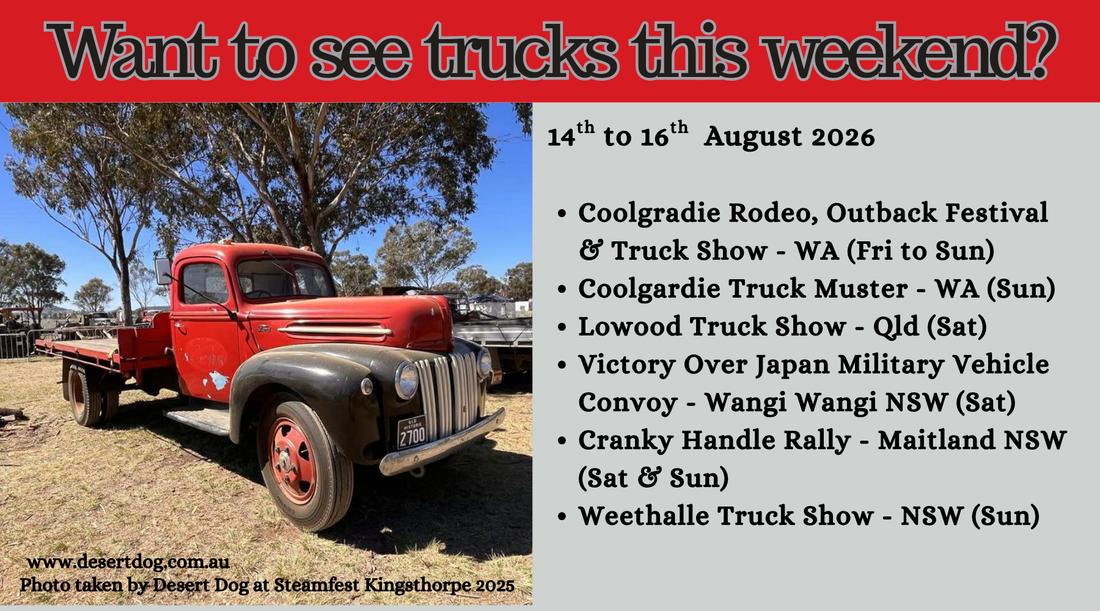 Truck Shows This Weekend - August 15th - 18th