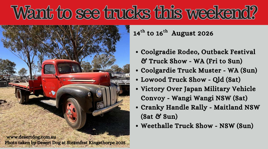 Truck Shows This Weekend - August 15th - 18th