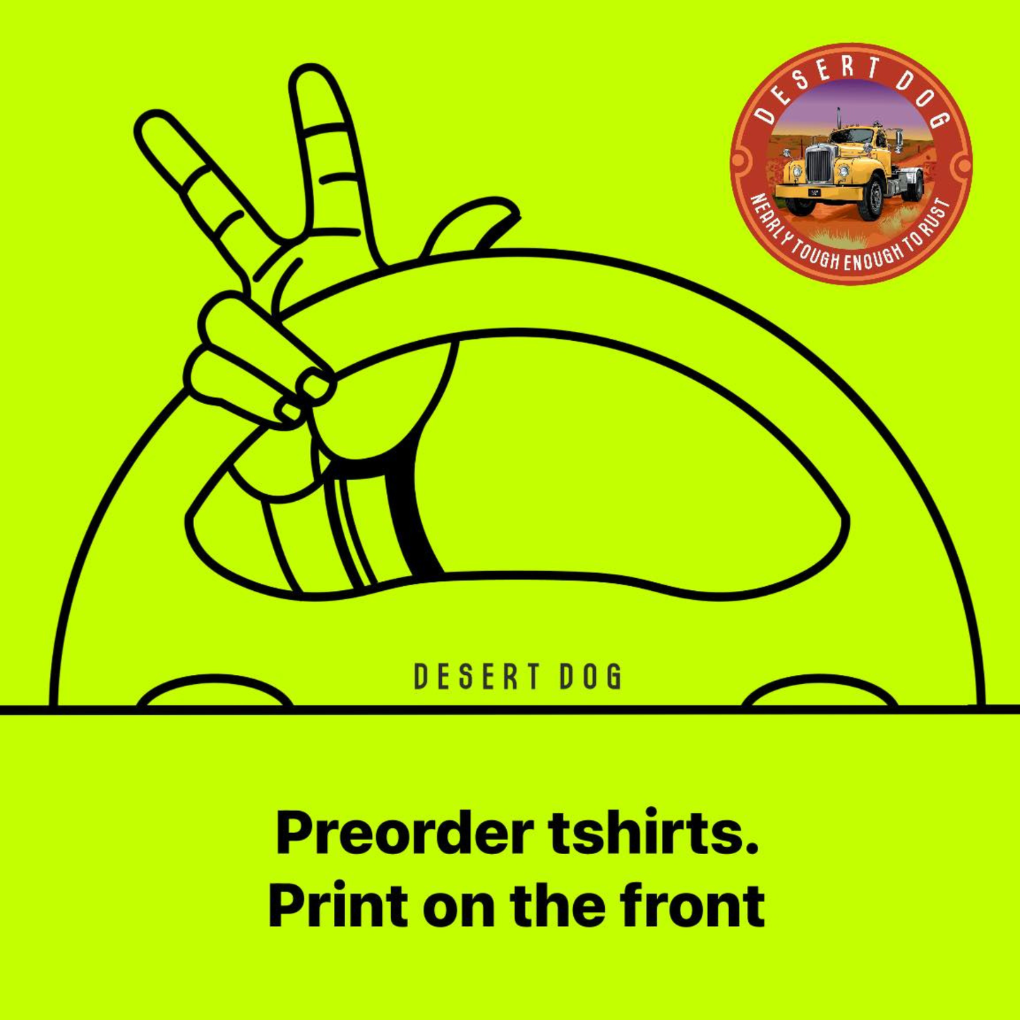 Hi-Vis Truckie Wave Tshirt