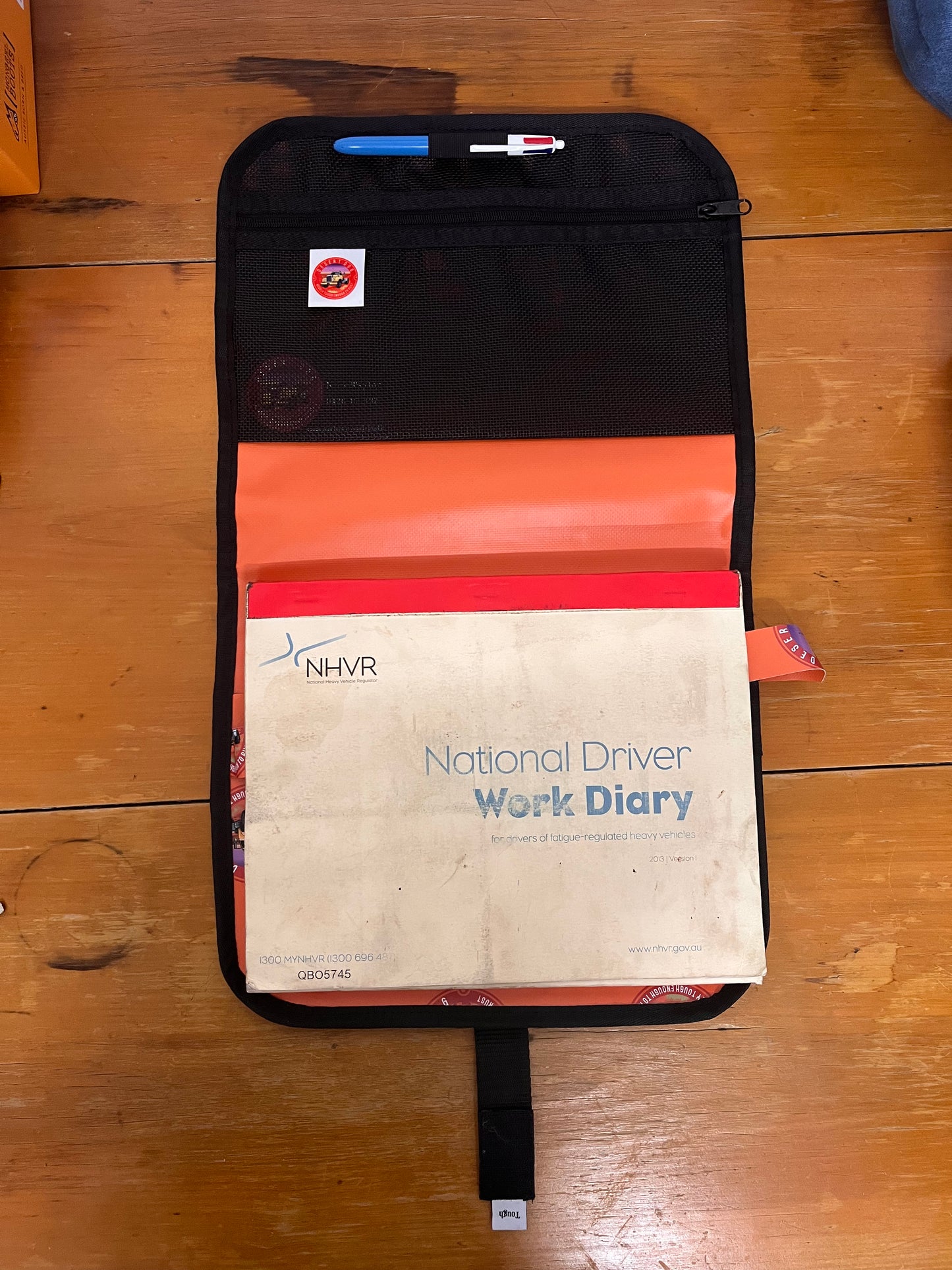 NHVR compatible Log Book Cover for the truck - Signature design