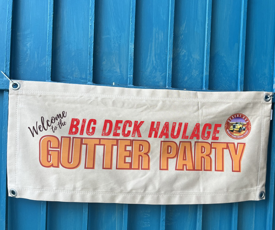 Gutter Party Wall Hanging Banner - Customs also available