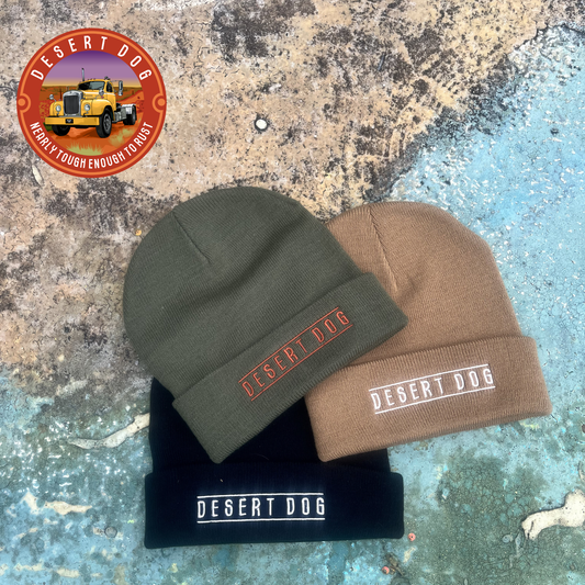 Beanies - Embroidered Cuff