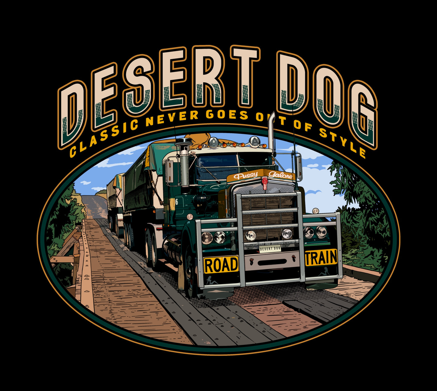 Mens W Model Kenworth T Shirt