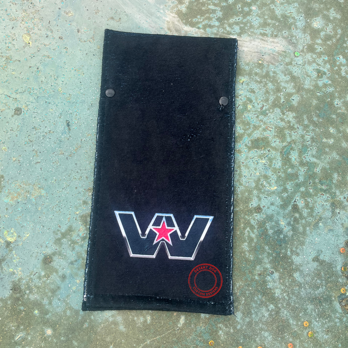 Western Star door towel - Black with Western Star logo
